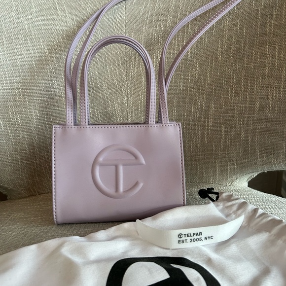 Telfar Lavender Mini Shopping Bag - Picture 2 of 9